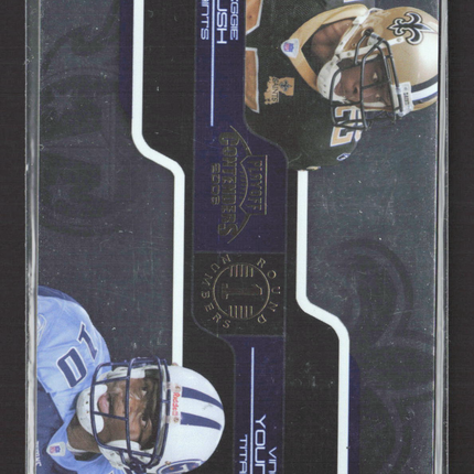 2006 Playoff Contenders Round Numbers Vince Young Reggie Bush #RNQ-16 /1000