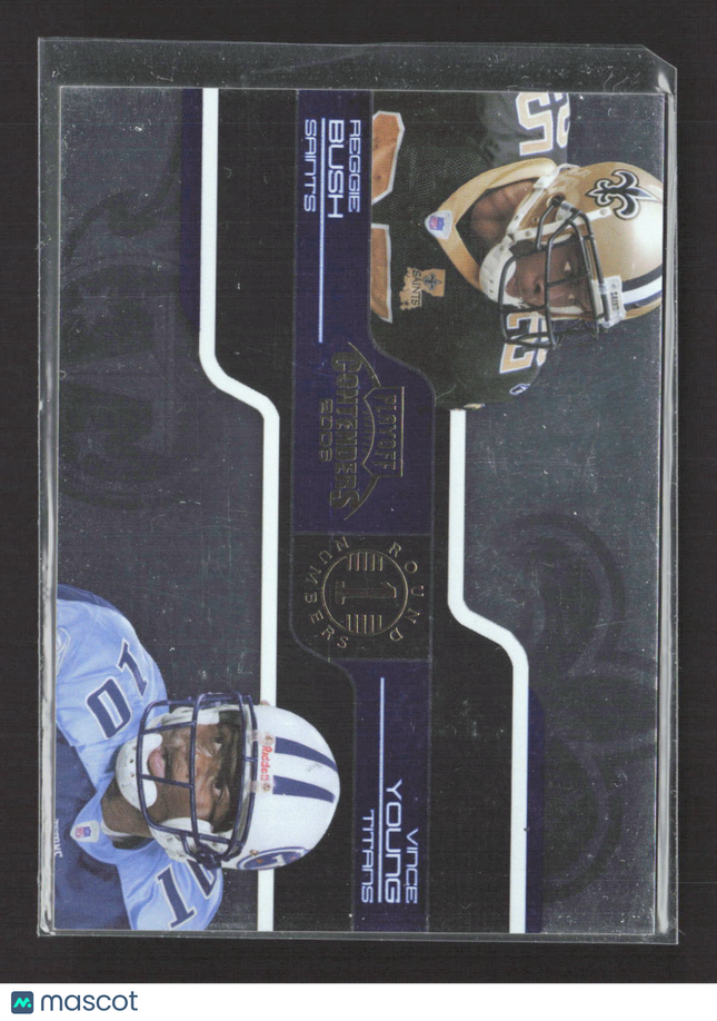 2006 Playoff Contenders Round Numbers Vince Young Reggie Bush #RNQ-16 /1000
