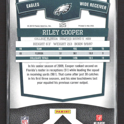 2010 Panini Donruss Elite Riley Cooper #125 736/999