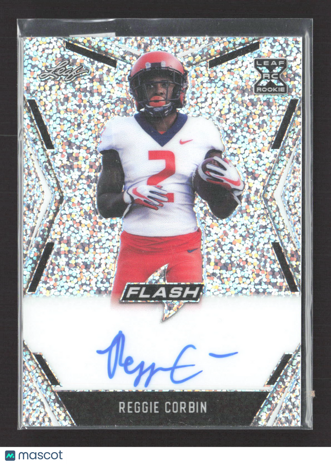 2020 Leaf Flash Reggie Corbin #BA-RC1 Silver RC Auto
