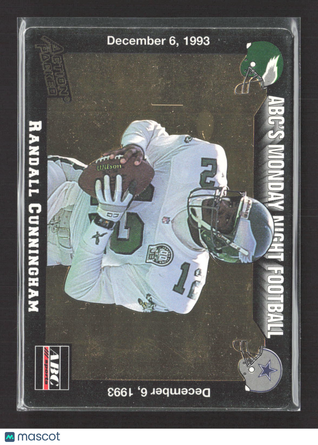 1993 Action Packed ABC's Monday Night Football Randall Cunningham #57