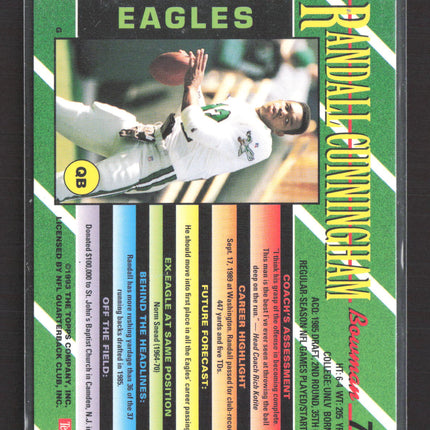 1993 Topps Bowman Randall Cunningham #70 Foil