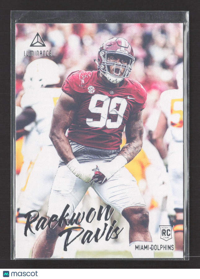 2020 Panini Luminance Raekwon Davis #154 RC