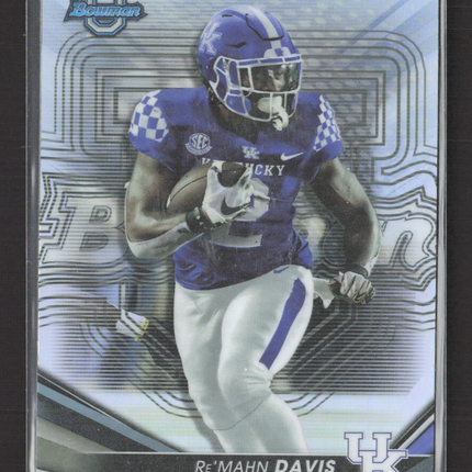 2022 Bowman University Re'Mahn Davis #94 Refractor