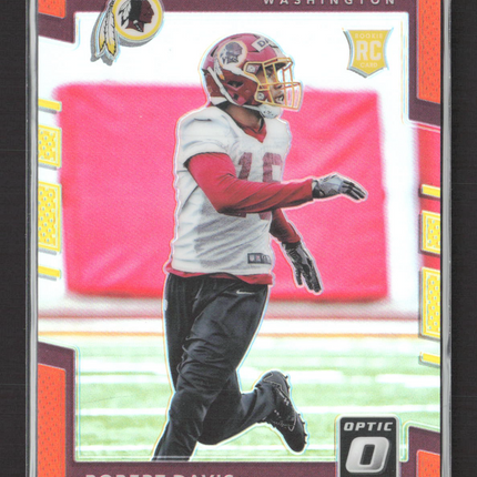 2017 Panini Donruss Optic Prizm Robert Davis #117 Orange RC 081/199