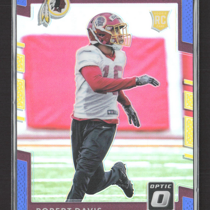 2017 Panini Donruss Optic Prizm Robert Davis #117 Blue RC 024/149