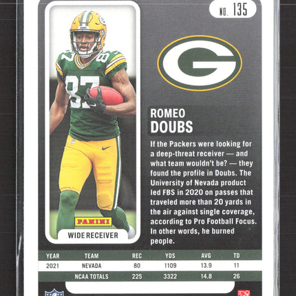 2022 Panini Absolute Football Romeo Doubs #135 RC
