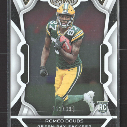 2022 Panini Certified Romeo Doubs #134 RC 353/399