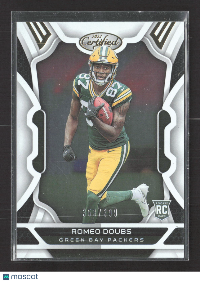 2022 Panini Certified Romeo Doubs #134 RC 353/399
