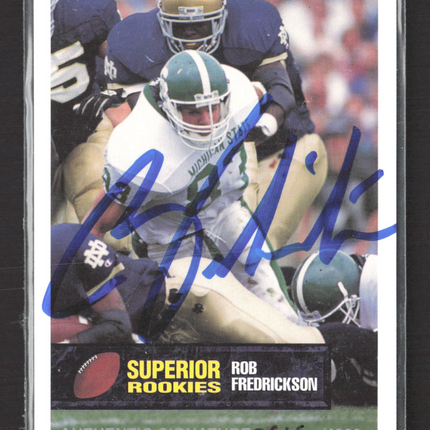 1994 Superior Rookies Rob Fredrickson #66 /4000 Auto