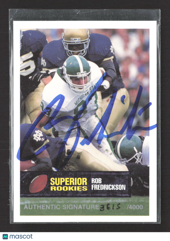 1994 Superior Rookies Rob Fredrickson #66 /4000 Auto