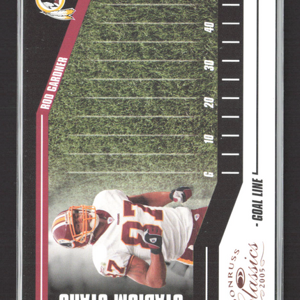2005 Donruss Classics Stadium Stars Goal Line Rod Gardner #SS-50 481 / 750