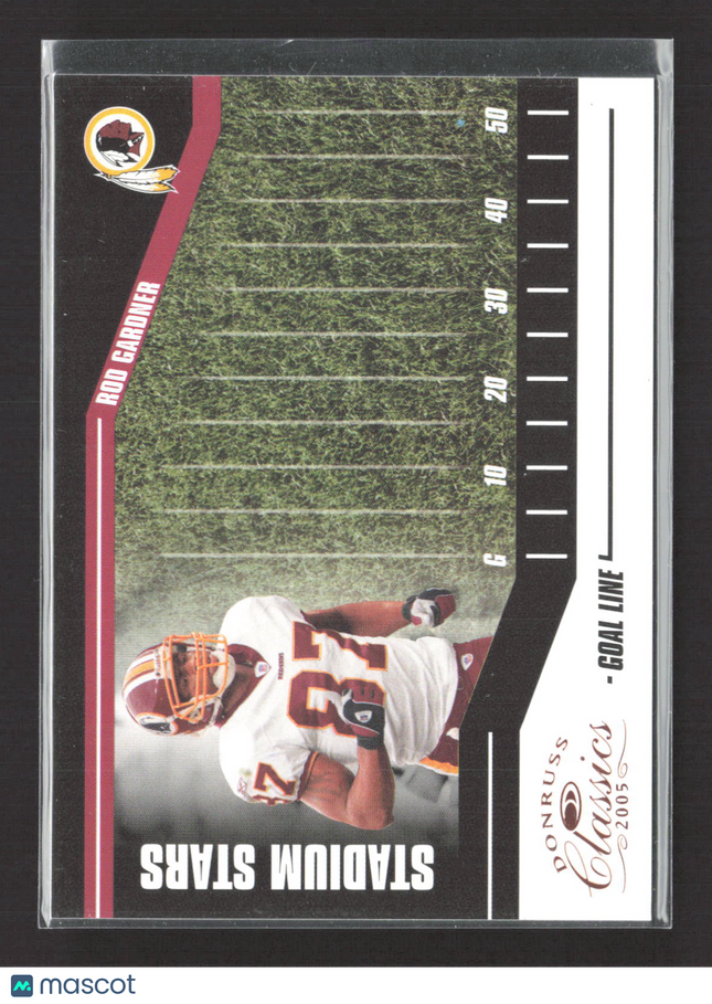 2005 Donruss Classics Stadium Stars Goal Line Rod Gardner #SS-50 481 / 750