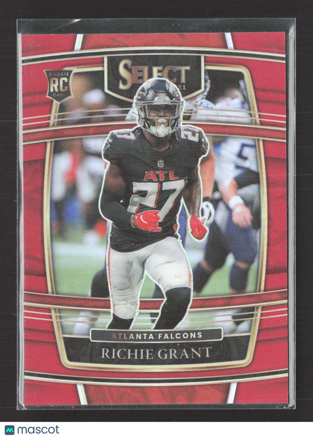 2022 Panini Select Prizm Concourse Richie Grant #90 Red RC 96/99