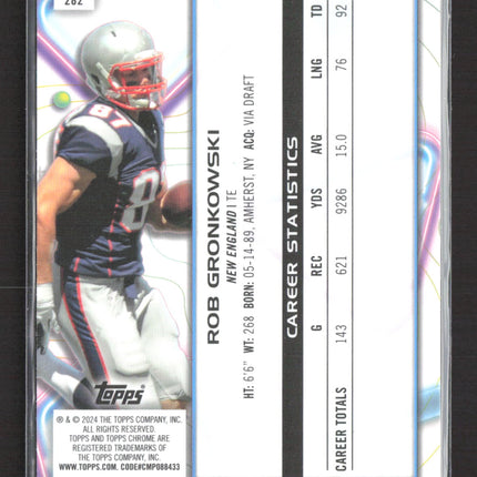 2024 Topps Chrome Composite Rob Gronkowski #282