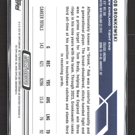 2024 Topps Composite Topps Chrome Rob Gronkowski #27 X-Fractor
