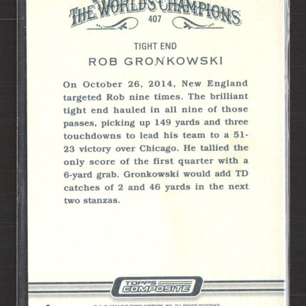 2024 Topps Composite Allen & Ginter Rob Gronkowski #407