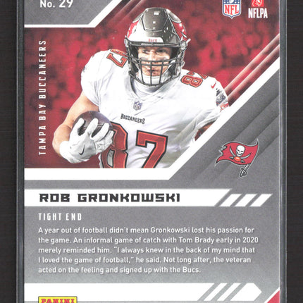 2020 Panini XR Rob Gronkowski #29