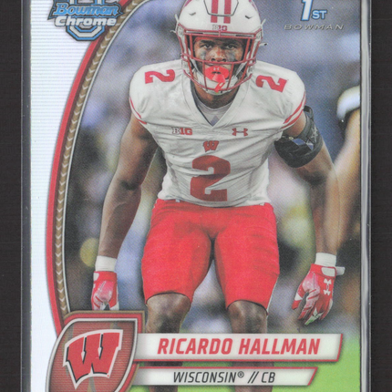 2024 Bowman Chrome University Ricardo Hallman #152 Refractor