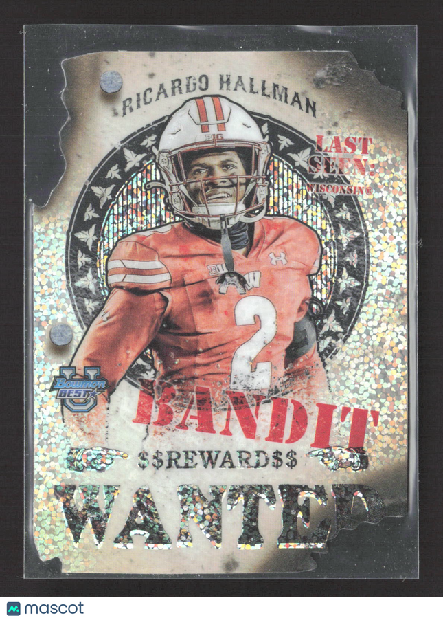 2024 Bowman University Best Greatness Bandit Ricardo Hallman #GB-7 Refractor