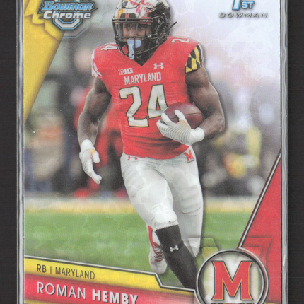 2023 Bowman Chrome University Roman Hemby #32 Refractor 1st Bowman