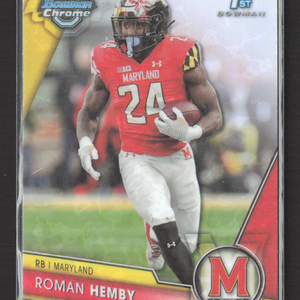 2023 Bowman Chrome University Roman Hemby #32 Refractor 1st Bowman