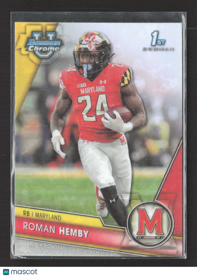 2023 Bowman Chrome University Roman Hemby #32 Refractor 1st Bowman