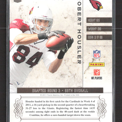 2011 Panini Plates & Patches Robert Housler #165 042/100