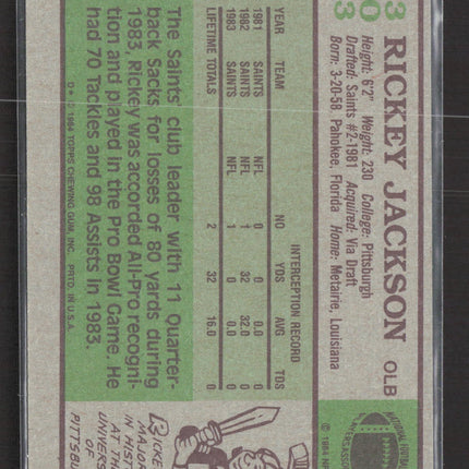 1984 Topps Rickey Jackson #303