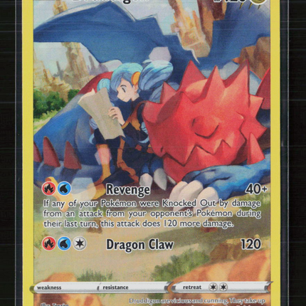 Pokemon 2022 Silver Tempest Druddigon CHR #TG09/TG30