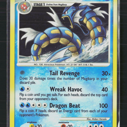 Pokemon 2008 Stormfront Gyarados Cosmos Deck Exclusive #19/100