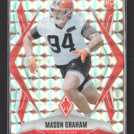 2025 Panini Phoenix Football Mason Graham #162 Silver RC