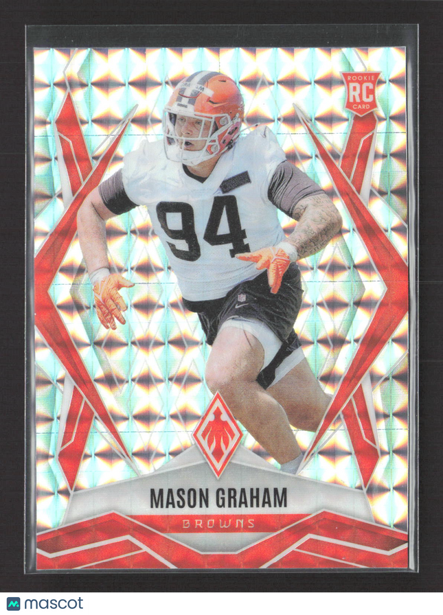 2025 Panini Phoenix Football Mason Graham #162 Silver RC