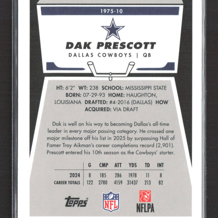 1975 Topps Chrome 1975 Topps Dak Prescott #1975-10