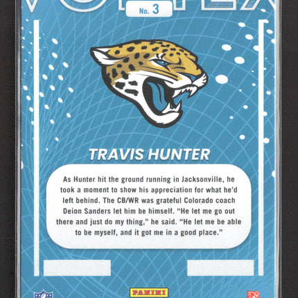 2025 Panini Donruss Vortex Travis Hunter #3 RC
