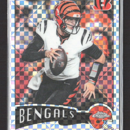 1975 Topps Chrome Joe Burrow #1975-7 X-Fractor