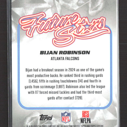 2025 Topps Chrome Future Stars Bijan Robinson #FS-9