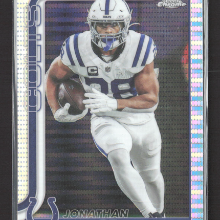 2025 Topps Chrome Jonathan Taylor #130 Prism Refractor