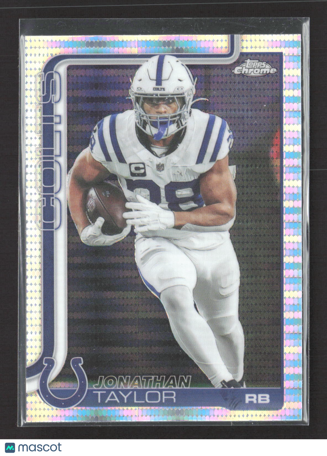2025 Topps Chrome Jonathan Taylor #130 Prism Refractor