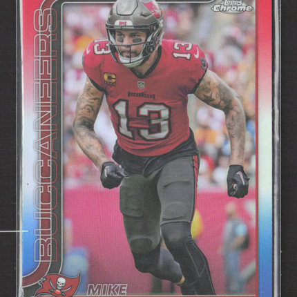 2025 Topps Chrome Mike Evans #282 Red White Blue