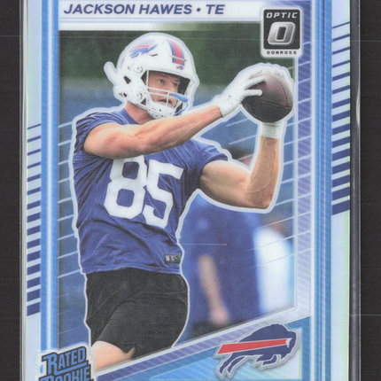 2025 Panini Donruss Optic Football Jackson Hawes #224 Silver
