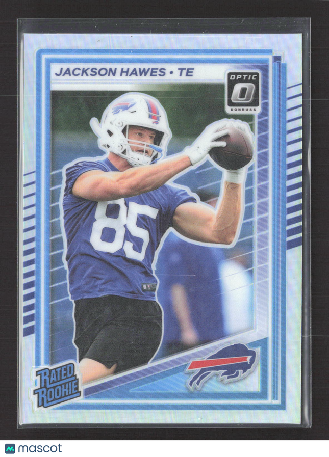 2025 Panini Donruss Optic Football Jackson Hawes #224 Silver