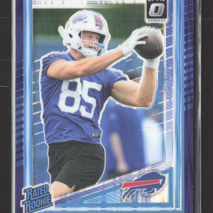 2025 Panini Donruss Optic Football Jackson Hawes #224 Purple Shock