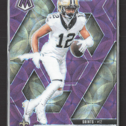 2025 Panini Mosaic Prizm Chris Olave #92 Purple