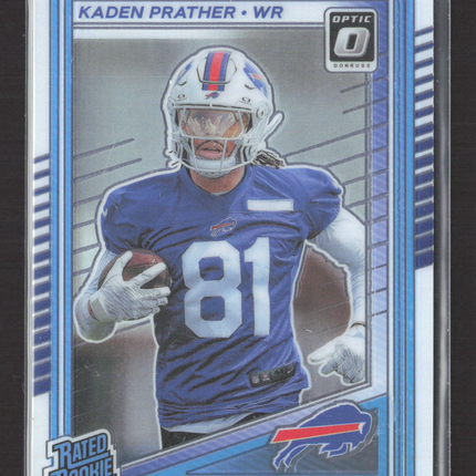 2025 Panini Donruss Optic Football Kaden Prather #291