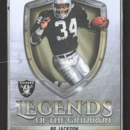 2025 Topps Chrome Legends of the Gridiron Bo Jackson #LOG-17 Refractor