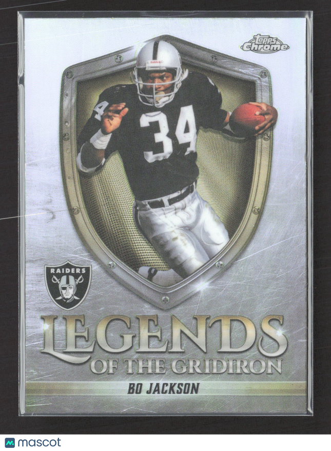 2025 Topps Chrome Legends of the Gridiron Bo Jackson #LOG-17 Refractor