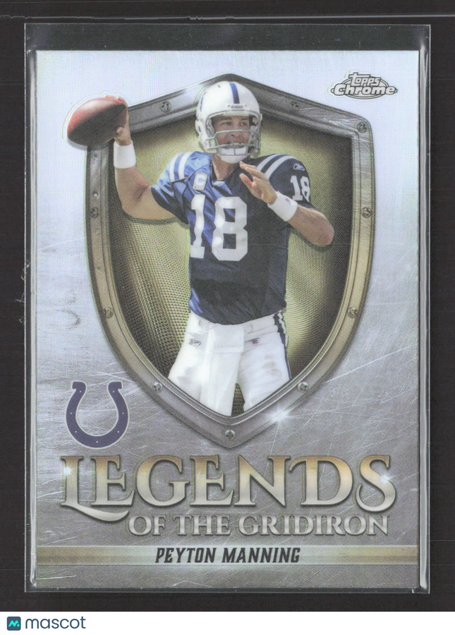 2025 Topps Chrome Legends of the Gridiron Peyton Manning #LOG-10 Refractor