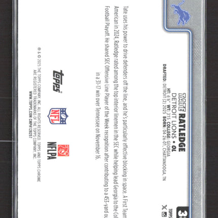 2025 Topps Chrome Tate Ratledge #383