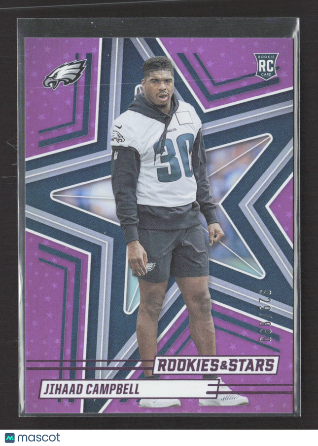2025 Panini Rookies & Stars Jihaad Campbell #142 Purple RC